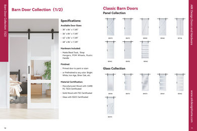 Single Barn Door Collection- Ark Design