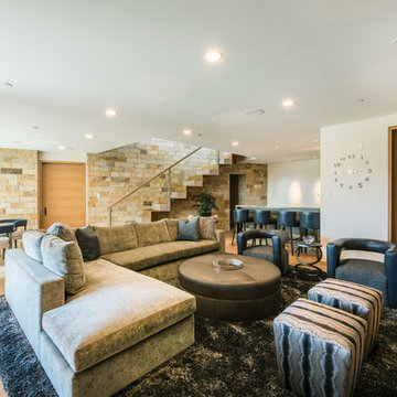 Contemporary in the mountains
