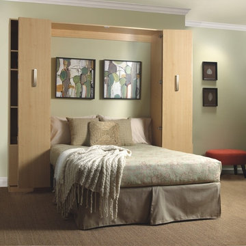 The Dreamsaver Murphy bed open and waiting for your guests!