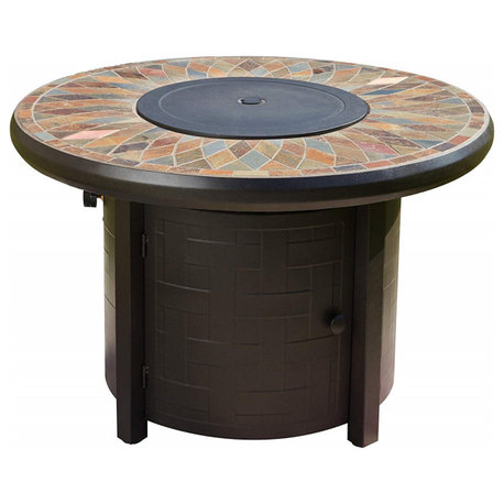 Sudbury  42" Dia Gas Fire Pit Table