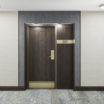 Typical suite door