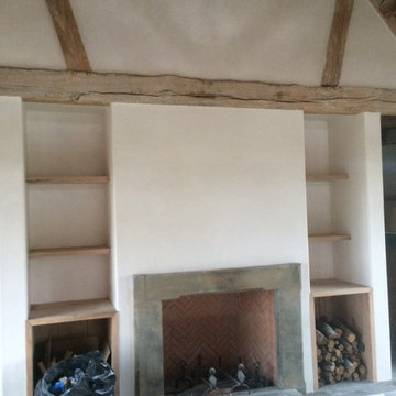 17th Century Welsh Barn Clay Plaster & Limewash