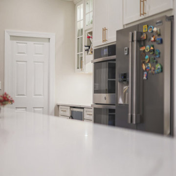 Modern Kitchen Remodel in Frederick County, MD with chic kitchen appliances