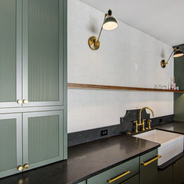 Cozy Basement Remodel with Custom Touches