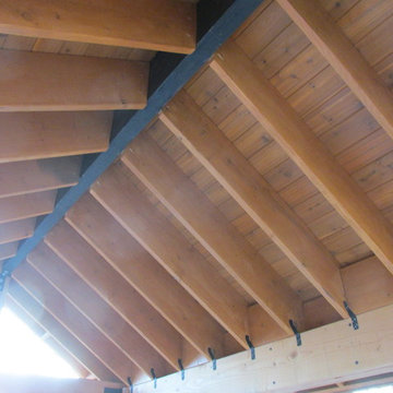 Outdoor living space / Patio Cover / Pergola / Cedar post and beam