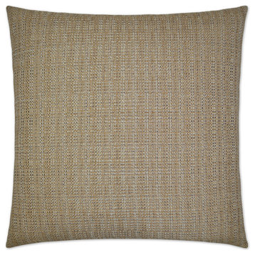 Jackie-O Sisal Feather Down Decorative Throw Pillow, 24x24