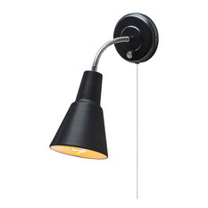 50 Most Por Wall Sconces With An On Off Switch For 2018 Houzz Globe Electric Ramezay 1 Light Matte Black Plug In Or Hardwire Task Wall