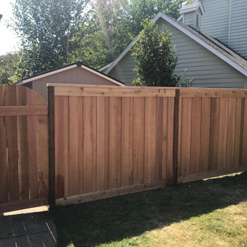 Picture Framed Overlapped Fence
