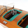 Chris Craft Triple Cockpit Wooden Handcrafted boat model