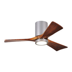 Irene-3 Three Bladed 42" Paddle Ceiling Fan Light Kit in Brushed Nickel - Ceiling Fans