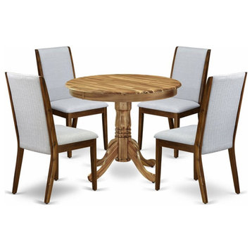 Atlin Designs 5-piece Wood Dining Room Set in Natural