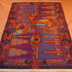 Custom hand knotted rug designs - Rugs