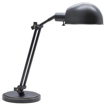 Oil Rubbed Bronze Adjustable Pharmacy Table Lamp