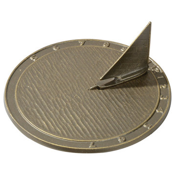 Day Sailor Sundial, French Bronze