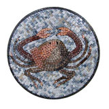 Crab Mosaic Art 48" x 48"