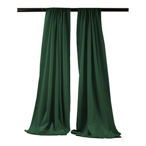 Set Of 2 Polyester Poplin Backdrops Drape 96 X58 Contemporary