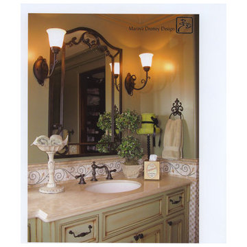 Bath lighting and custom mirrors