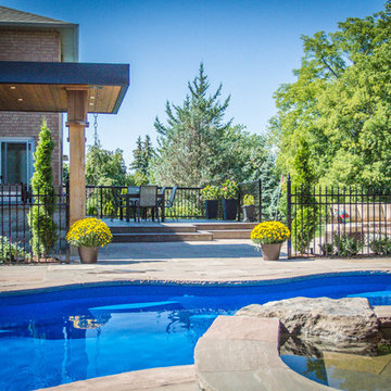 Backyard landscaping - Sharon