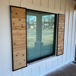 Modern Cedar Shutters - Exterior Shutters