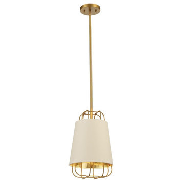 1 Light Pendant in Transitional Style - 10 Inches Wide by 15.5 Inches