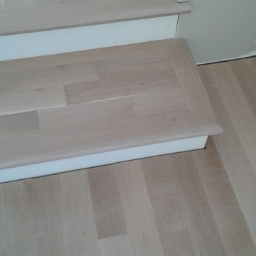 Unfinished hardwood installation