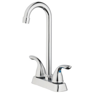 OakBrook 67299W-0101 Pacifica Two Handle Bar Faucet, Chrome