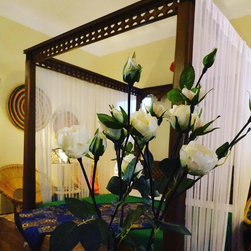Jaisalmer Teakwood post Bed - Bedroom Furniture