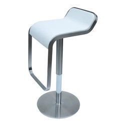 Anthony Swivel Hydraulic Stool | White - Kids Step Stools And Stools