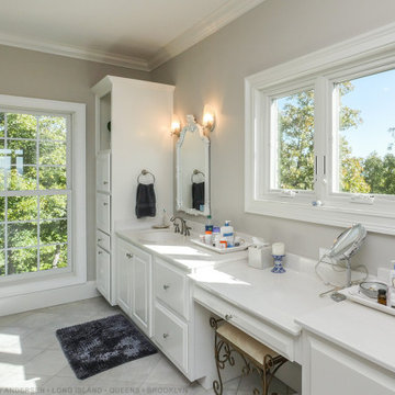 Gorgeous Master Bathroom with New Windows - Renewal by Andersen Long Island