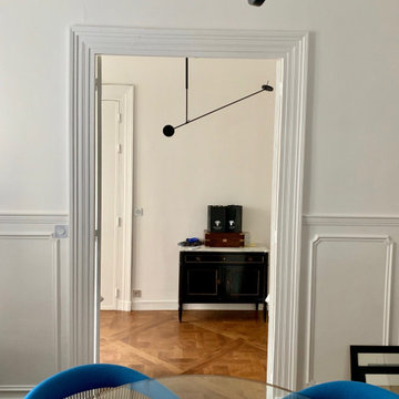Rénovation d'un appartement haussmannien Paris 9eme haut de gamme