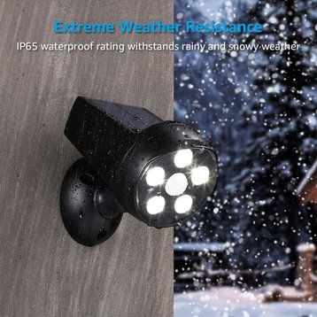 TORCHSTAR 1W LED Solar Motion Sensor Security Light Outdoor Wall Light