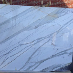 Calacatta Borghini Marble Slab Polished - Kitchen Countertops