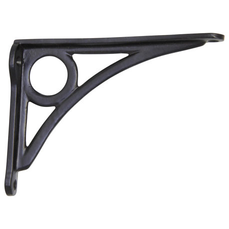 Iron Modern Shelf Bracket - 2 Sizes - BK-IR8015