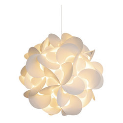 Akari Lanterns - Rounds Hanging Pendant Lamp, Medium - Pendant Lighting