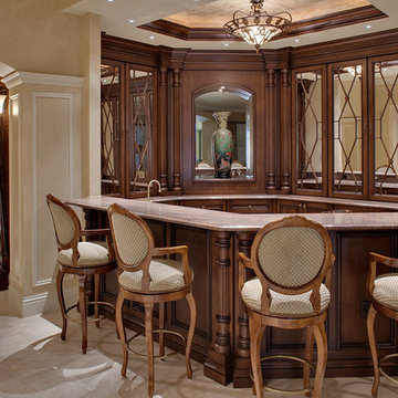 Traditional Home Bar