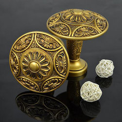 4 Colors QYN14 Resin European-style Curtain Tieback Holdbacks in Rub Gold Color - Window Treatment Accessories