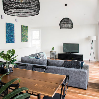Contemporary Living Room by Amanda Smythe Design
