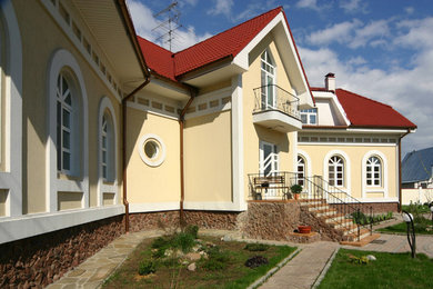 Ejemplo de diseño residencial clásico de tamaño medio