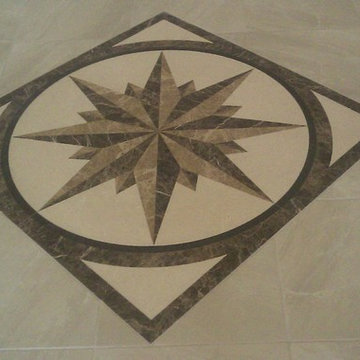 Floor medallion installation