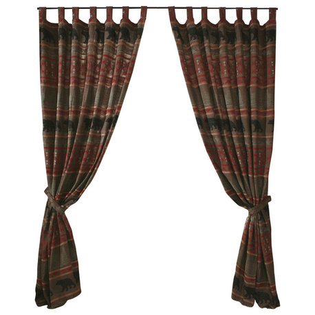 Bear Country Cabin Drape Set