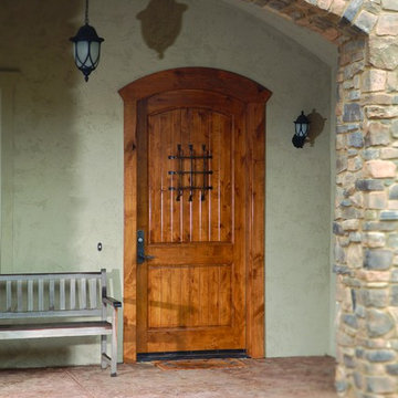 Rogue Valley Entry Doors - Plank and Speakeasy series rustic all wood entry