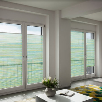 Pleated shades for Tilt + Turn Windows