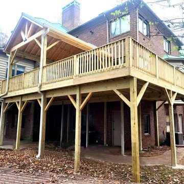Gable Roof and Deck Addition