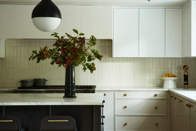 Kitchen - contemporary kitchen idea in Boston
