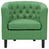Prospect Upholstered Fabric Armchair, Kelly Green
