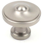 Century Hardware - Country Knob, Dull Satin Nickel - The Country Collection offers a wide variety of pulls and knobs in unique finishes
