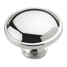 Allison Value 1-1/4" Classic Round Knobs, Polished Chrome