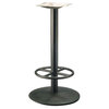 Round Series 22 in. Table Base w 3 in. Column & Footring (New Bronze)