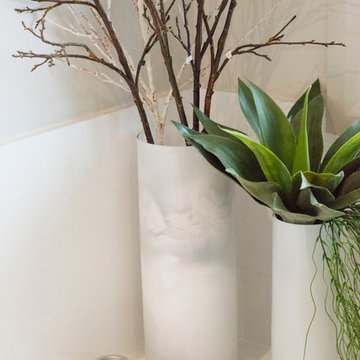 Adding life with silk flowers
