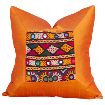 Naira Indian Silk Decorative Pillow